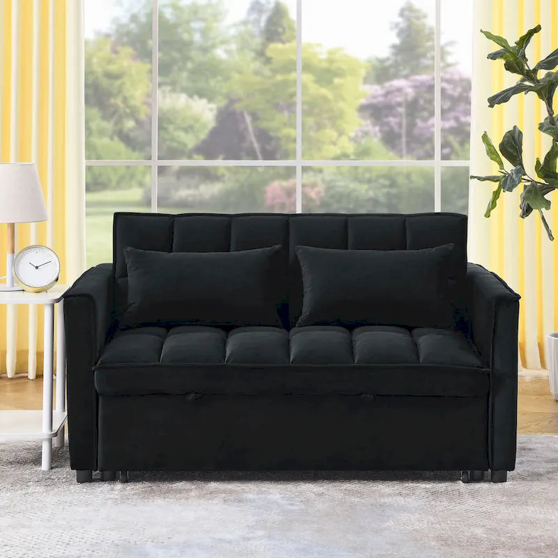 Divano letto matrimoniale con penisola reversibile