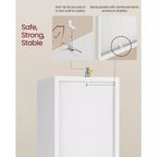 Libreria Cubo, Organizer a Ripiani Aperti per Soggiorno/Ufficio, Design Salvaspazio ad Angolo, Montaggio Senza Attrezzi
