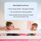 Max & Lily Letto a Castello Singolo su Una Piazza e Mezza con Letto Estraibile, Letti a Castello in Legno Massello Stile Scandinavo per Bambini