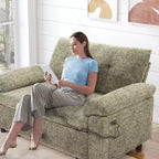 Dyonery Divano Letto Convertibile 3-in-1, Divano Letto Estraibile con Schienale Regolabile