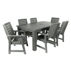 HIGHWOOD PROFESSIONAL Set da pranzo da esterno 7 pezzi 42x72