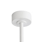 Ventilatore da soffitto nero da 65 pollici a 8 pale con luce LED e telecomando
