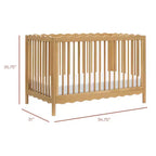 Babyletto Swell Culla Trasformabile 4-in-1 con Kit per la Conversione in Lettino per Bambini