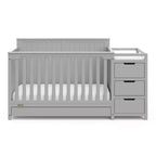 Culla e Fasciatoio Convertibili 5-in-1 con Cassetto