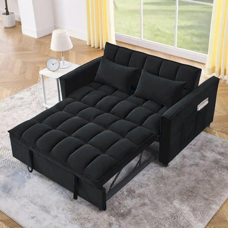 Divano letto matrimoniale con penisola reversibile