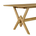 Christopher Knight Home Simon Set da Pranzo 5 Pezzi in Legno di Hevea Moderno di Metà Secolo con Sedie Imbottite in Bouclé