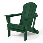 Polytrends Laguna Sedia Adirondack Pieghevole da Esterno per Patio Resistente allo Sbiadimento e alle Intemperie
