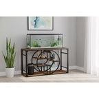 Mobile per Acquario in Metallo da 208-284 Litri, Supporto per Acquario Resistente con Armadietto, Mobile per Acquario a Più Livelli con Gambe Rinforzate, Adatto