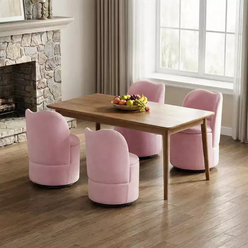 Sedia da toilette girevole con contenitore, Sgabello da trucco rotondo imbottito con schienale, Poltroncina a botte imbottita per camera da letto e soggiorno