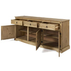 65 Credenza da buffet in legno stile rustico - Collezione Corona