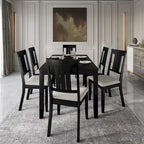 Set da pranzo da 7 pezzi in legno CraftPorch Classic