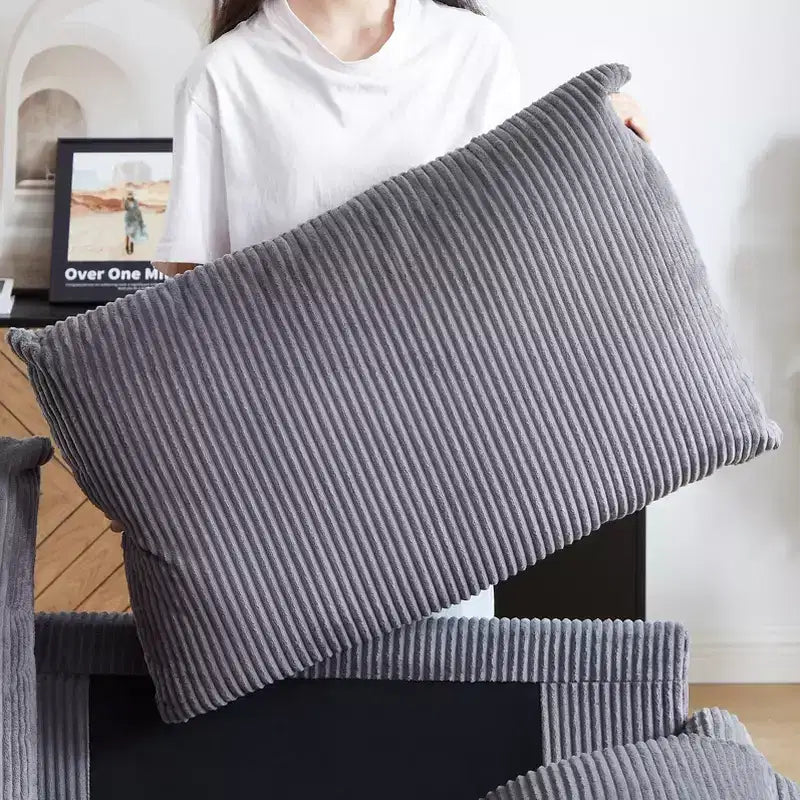Divano letto convertibile 3-in-1 in velluto a coste da 64,5 pollici con letto estraibile