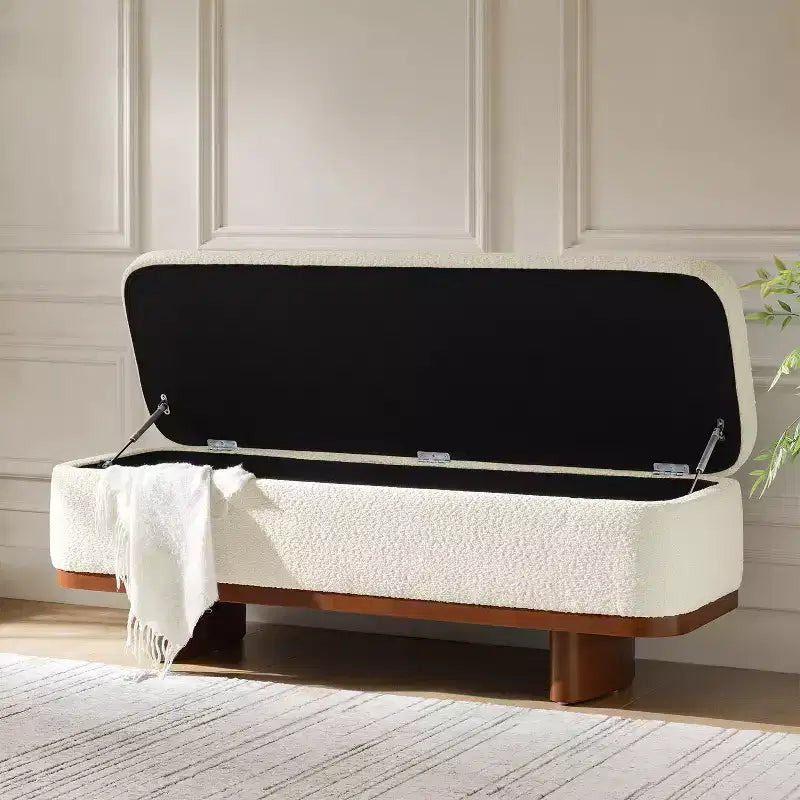 Panca Clara con ribalta, montaggio semplice, struttura in legno massiccio|HULALA HOME