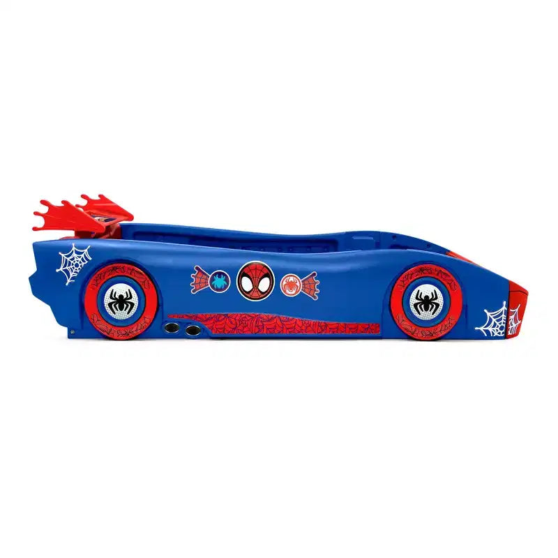 Letto a forma di auto da corsa, singolo