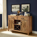 Credenza Crosley Roots finitura naturale - 52 L x 18 P x 36 H