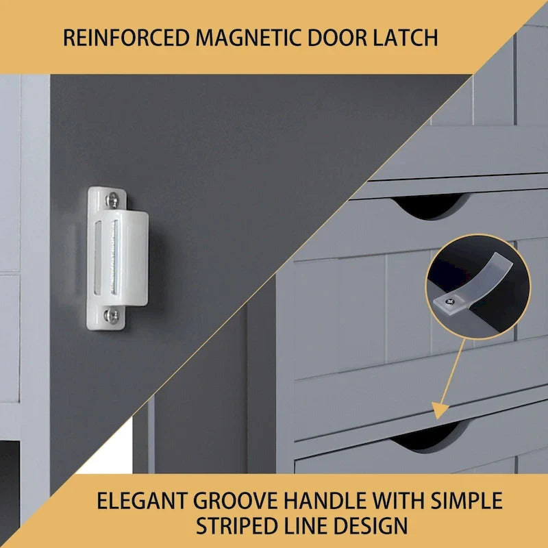 Mobiletto contenitore da bagno VEIKOUS con 4 cassetti