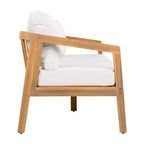 Christopher Knight Home Sunny Modern Set da 5 Pezzi con Sedute in Acacia, Tavolo Rettangolare a Doghe e 7 Posti a Sedere