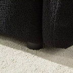 GDFStudio Alanna Divano a 3 Posti Moderno in Tessuto Teddy con Cuscini, 79,5 pollici