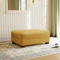 Pouf Ottomano Accento Oversize in Velluto a Coste Moderno