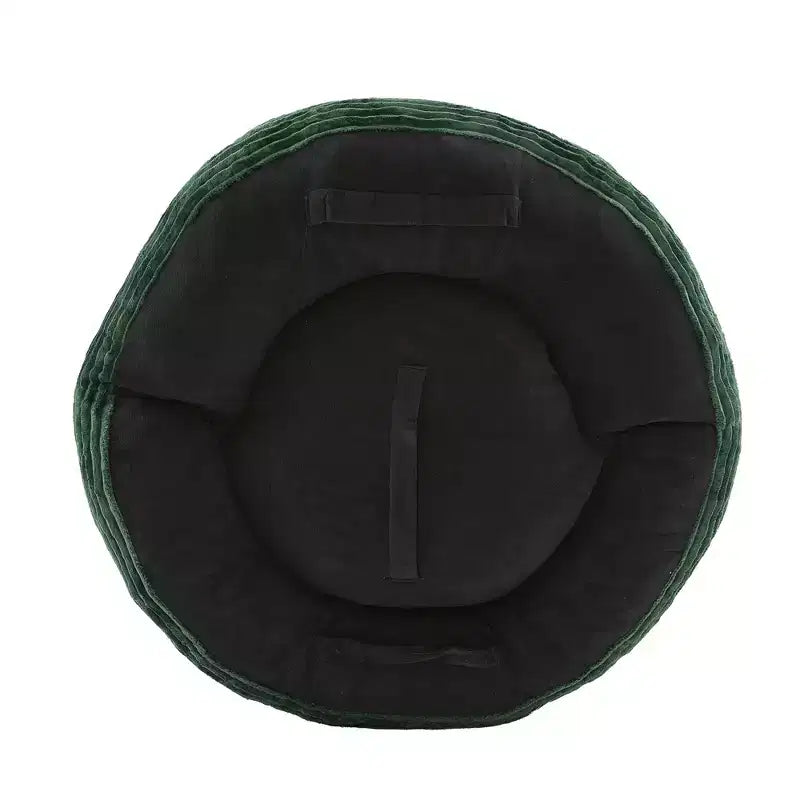 Pouf Divano per Adulti e Bambini, Poltrona Sacco Oversize in Corduroy con 3 Cuscini e Braccioli per Soggiorno e Camera da Letto