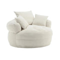 Poltrona Divano Pigro Rotondo – Bianco/Blu/Grigio/Giallo/Arancione/Rosarossa/Blu Scuro/Verde, Posto Singolo e Coppia