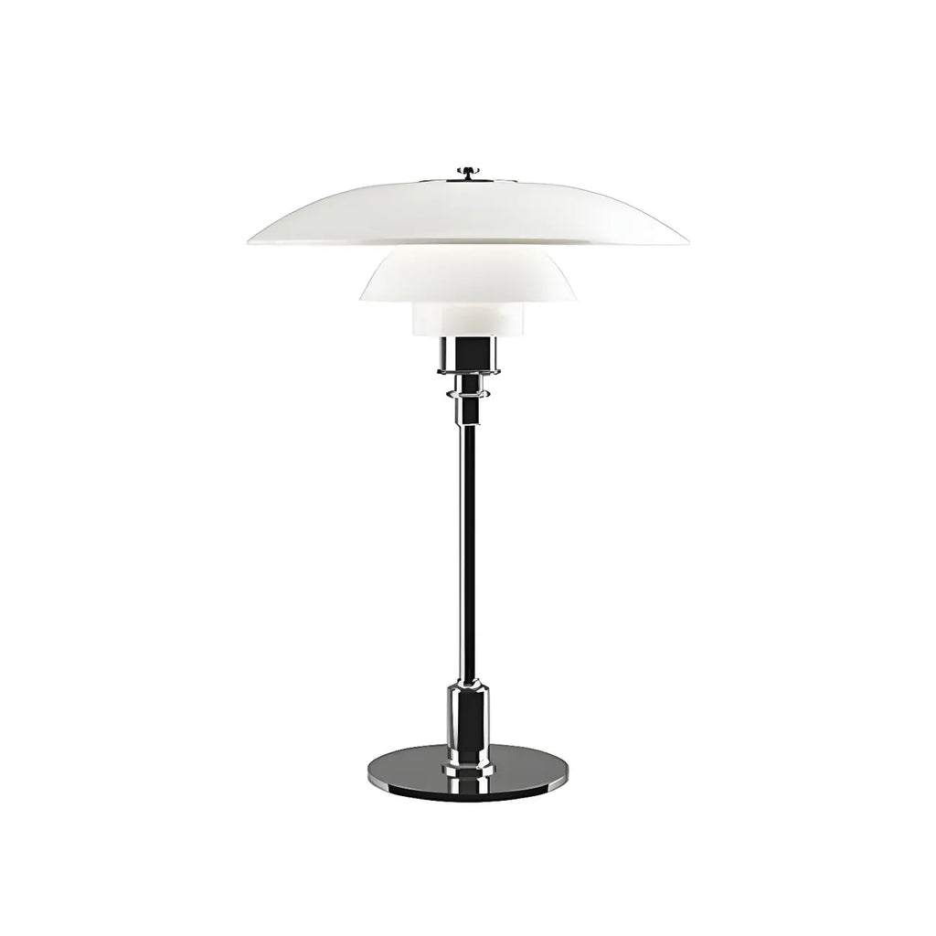 HomeyFad Lampada da tavolo a LED a livelli postmoderna con alimentazione integrata