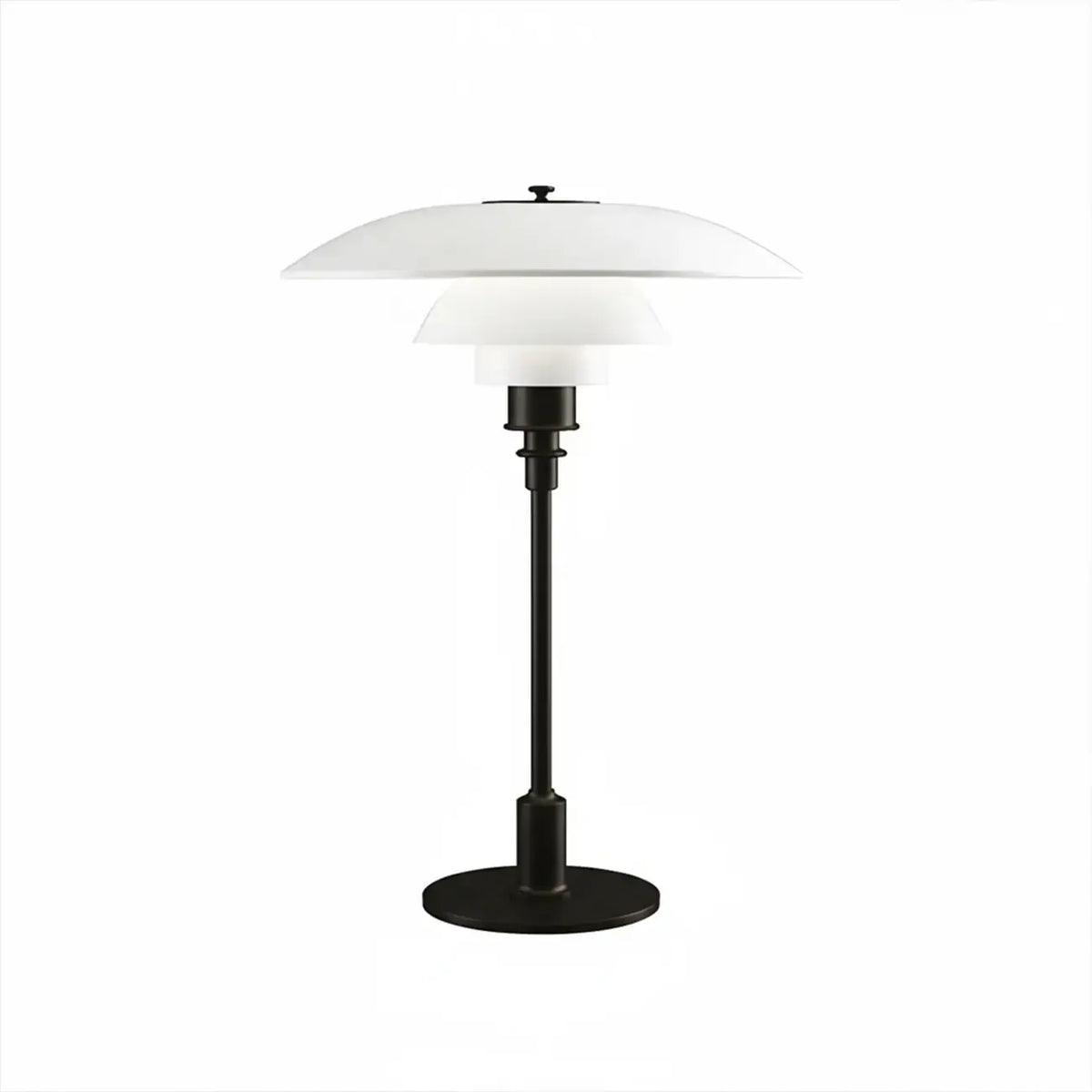 HomeyFad Lampada da tavolo a LED a livelli postmoderna con alimentazione integrata
