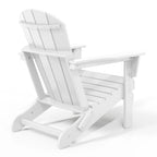 Polytrends Laguna Sedia Adirondack Pieghevole da Esterno per Patio Resistente allo Sbiadimento e alle Intemperie