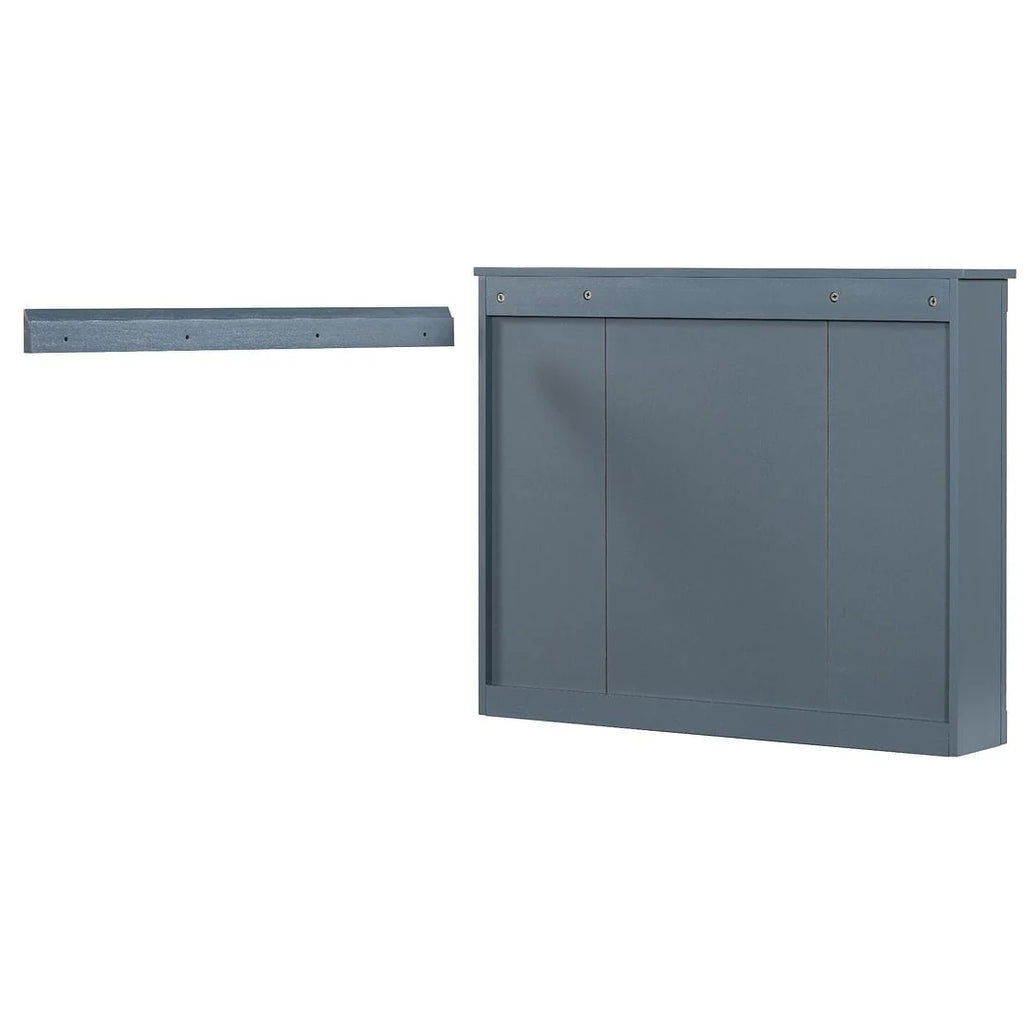 Mobile bagno moderno da 90 cm con lavabo integrato e specchiera, 2 ante e 2 cassetti