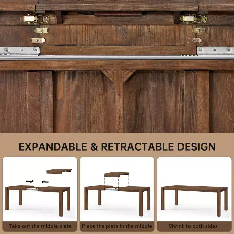 Set da pranzo moderno - Tavolo da 80 + 6 sedie imbottite, struttura in legno massello, capacità del tavolo 180 kg, facile montaggio