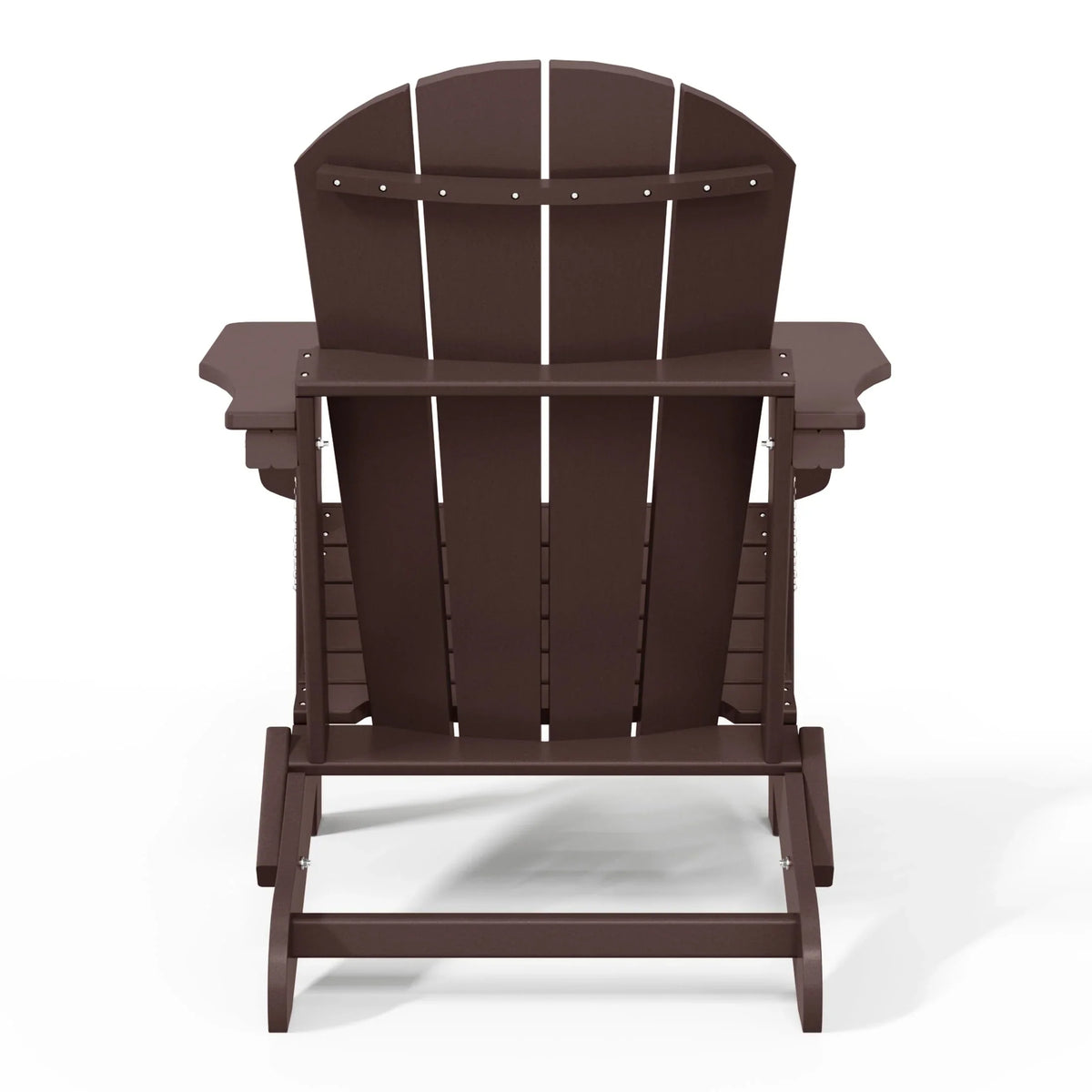 Polytrends Laguna Sedia Adirondack Pieghevole da Esterno per Patio Resistente allo Sbiadimento e alle Intemperie