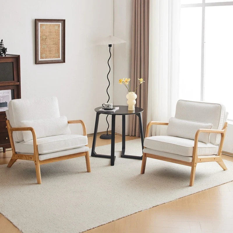 Poltrona imbottita Mid-Century Modern