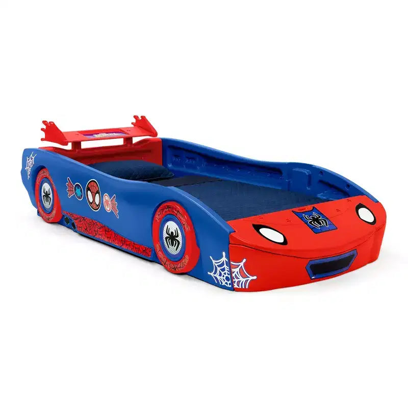 Letto a forma di auto da corsa, singolo