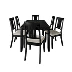 Set da pranzo da 7 pezzi in legno CraftPorch Classic