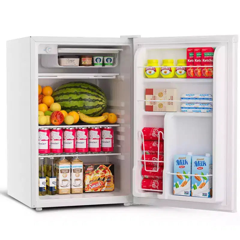 Mini Frigo da 4,5 Piedi Cubi con Congelatore, Frigorifero Compatto con Porta Reversibile, Termostato Regolabile ad Efficienza Energetica, Piccolo Frigo