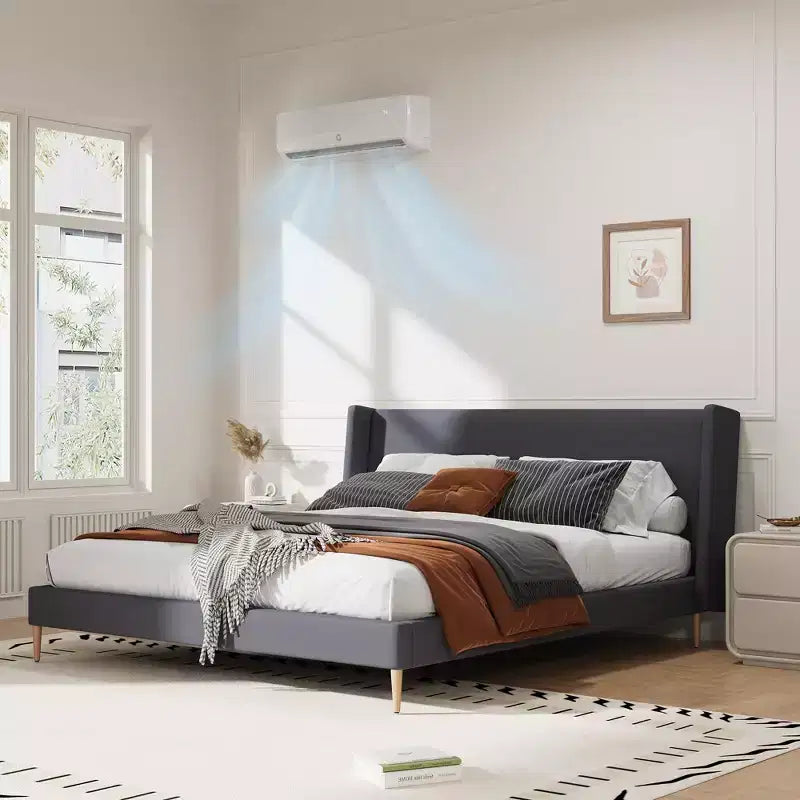 Ultra-silenzioso 42dB|12000 BTU 19 SEER Climatizzatore Mini-Split Senza Condotto con Pompa di Calore|3-in-1 Raffreddamento, Riscaldamento e Deumidificazione|Sistema AC Inverter 230V Bianco