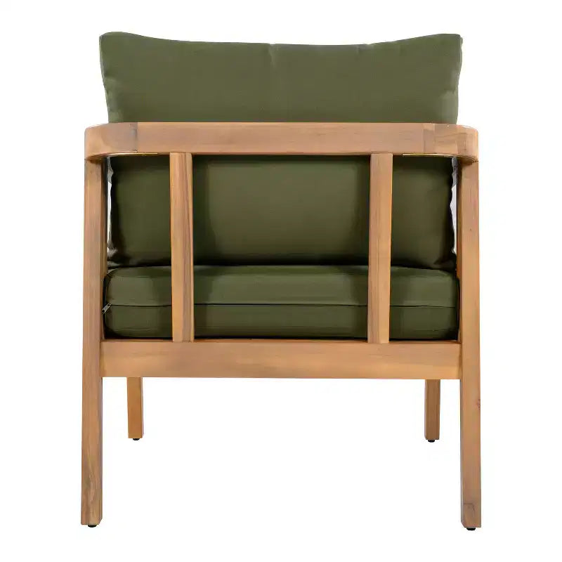 Christopher Knight Home Sunny Modern Set da 5 Pezzi con Sedute in Acacia, Tavolo Rettangolare a Doghe e 7 Posti a Sedere